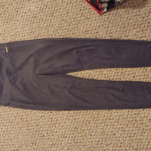Gray Soft Faux Suede Pants Vegan Size 8 NWOT - Picture 1 of 6